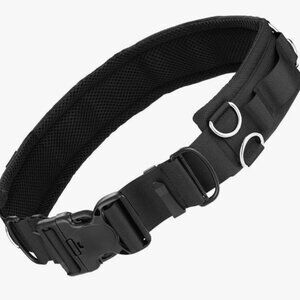 Powerextra Utility Outdoor Photography Adjustable Waist Strap Belt with D-Rings